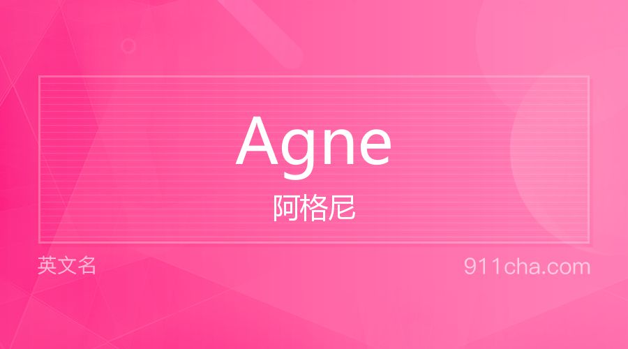 Agne 阿格尼