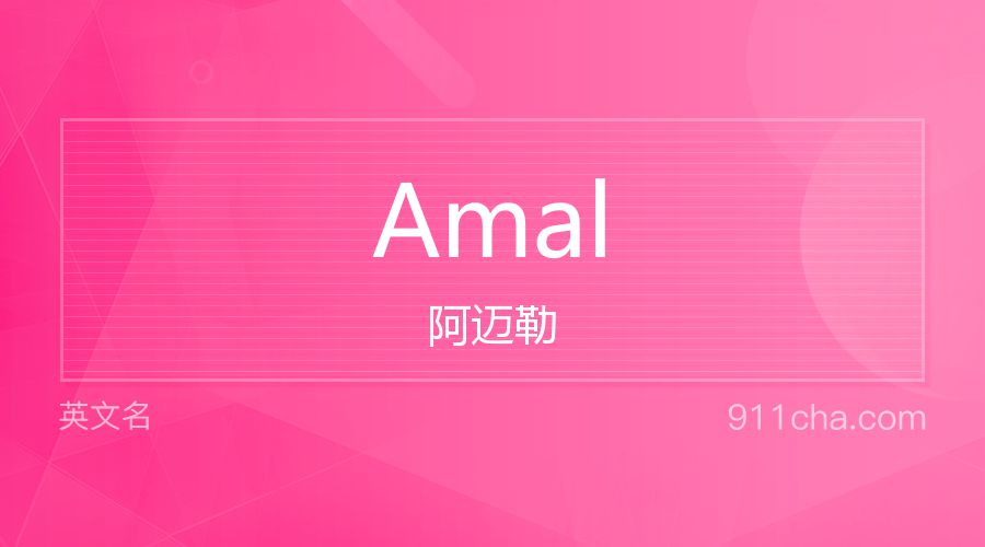 Amal 阿迈勒