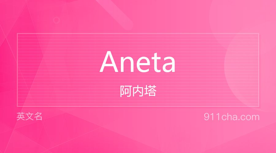 Aneta 阿内塔