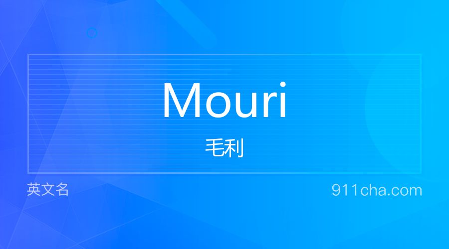 Mouri 毛利