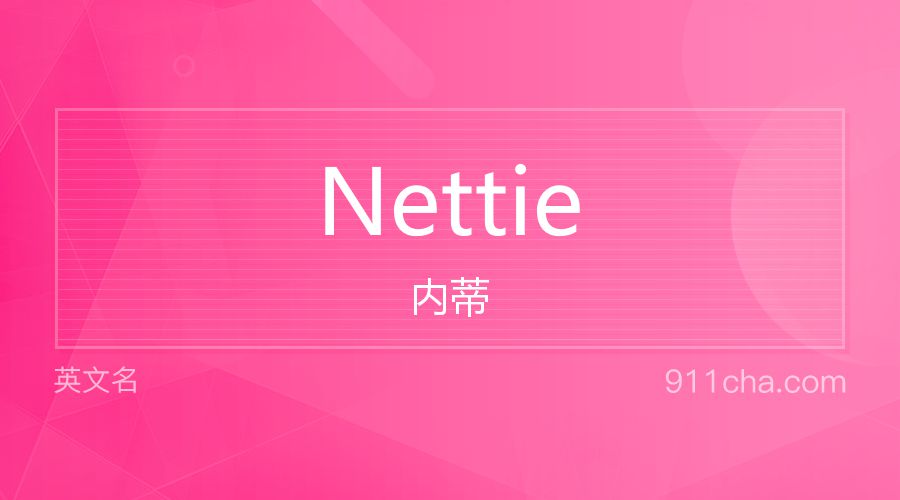 Nettie 内蒂