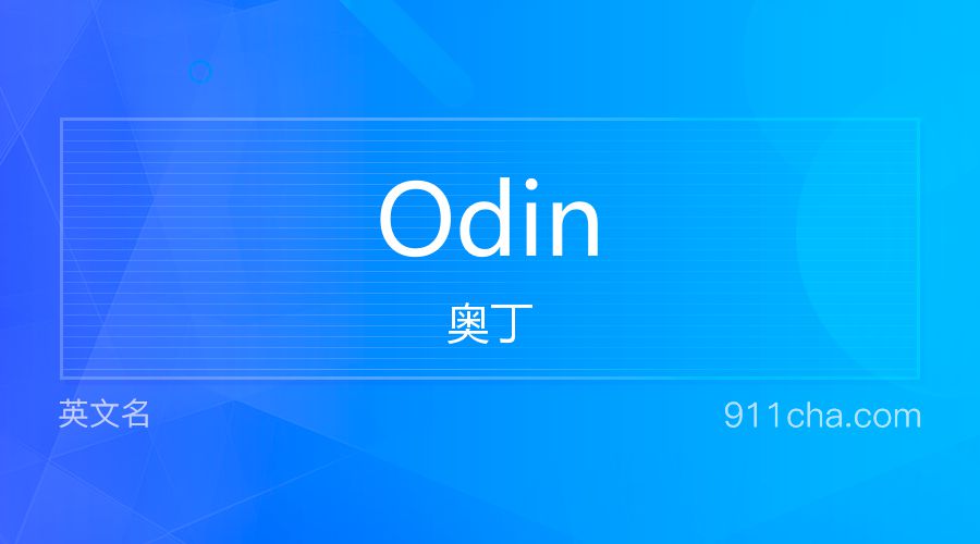 Odin 奥丁