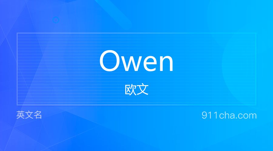 Owen 欧文