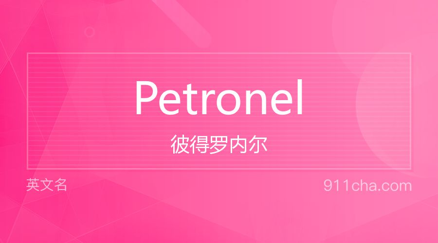 Petronel 彼得罗内尔