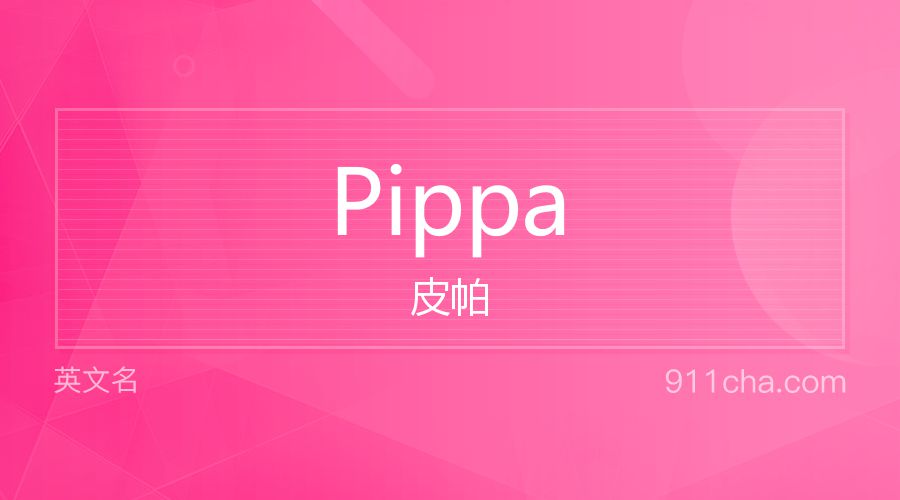 Pippa 皮帕