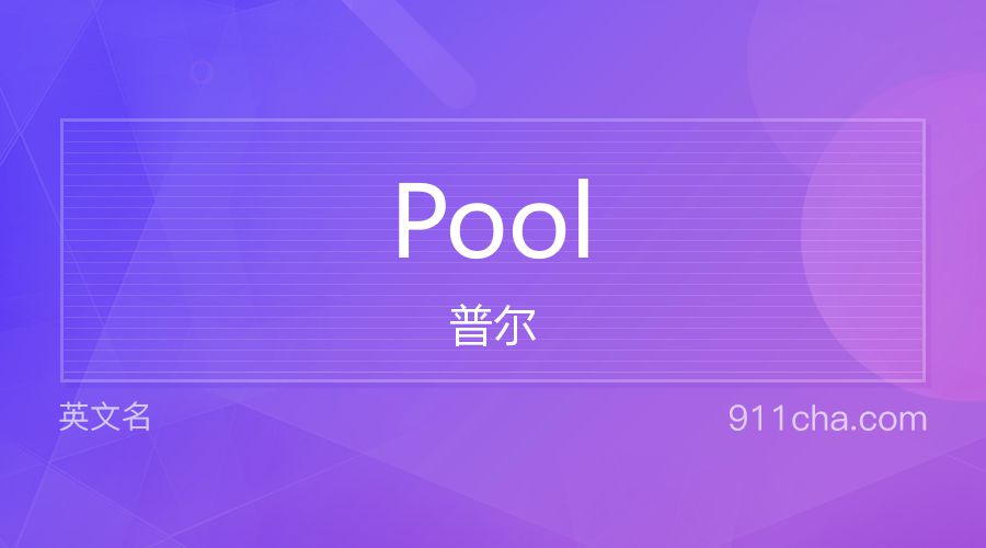 Pool 普尔