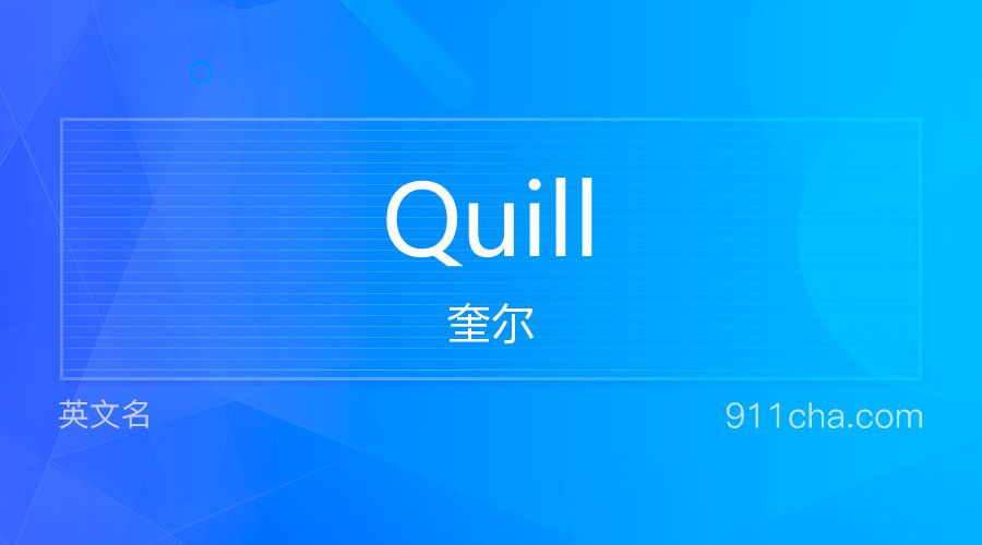 Quill 奎尔