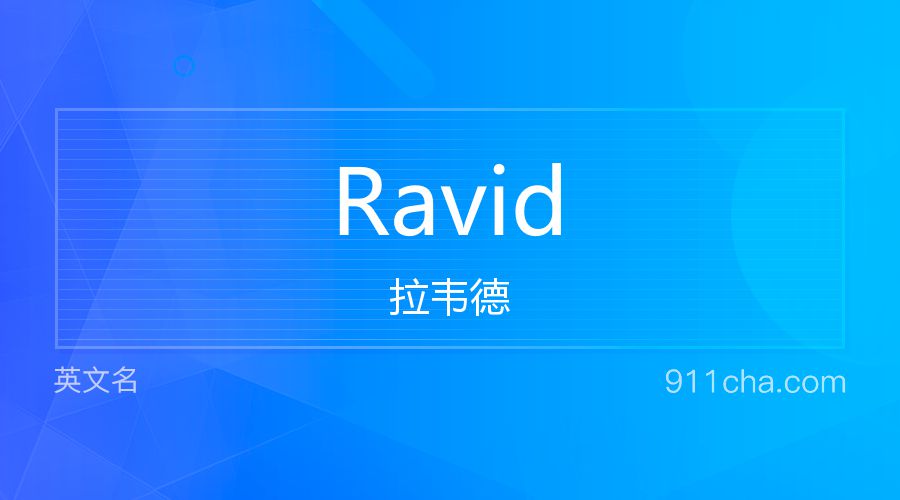 Ravid 拉韦德