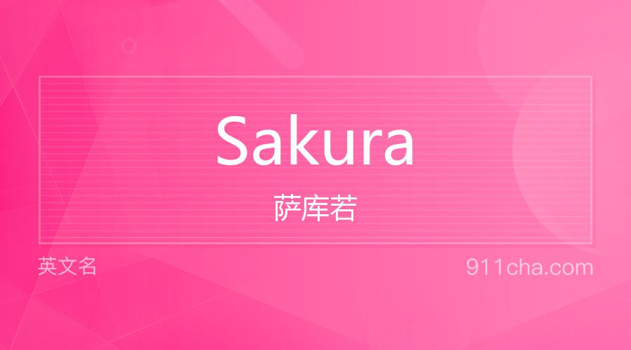 Sakura 萨库若