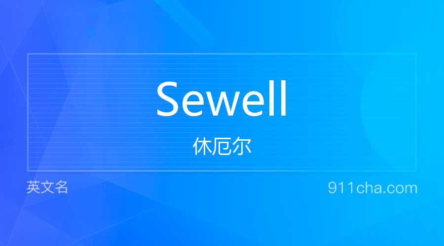 Sewell 休厄尔