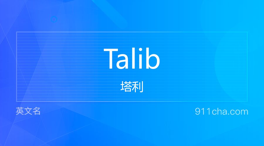 Talib 塔利