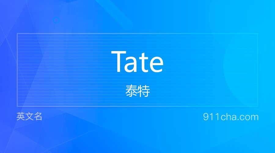 Tate 泰特