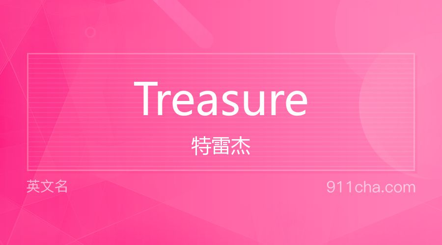 Treasure 特雷杰