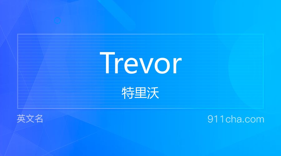 Trevor 特里沃