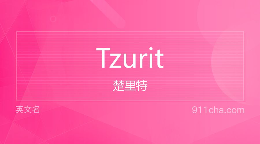 Tzurit 楚里特