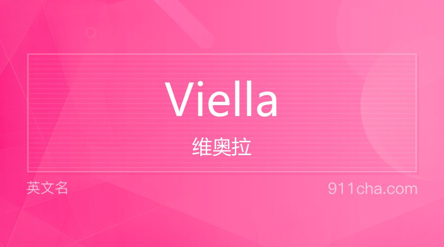 Viella 维奥拉