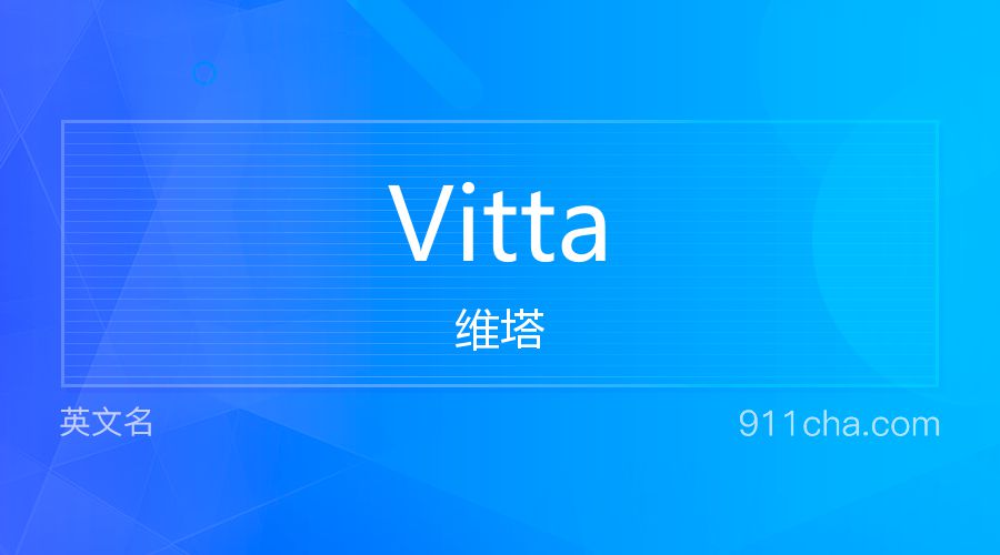 Vitta 维塔