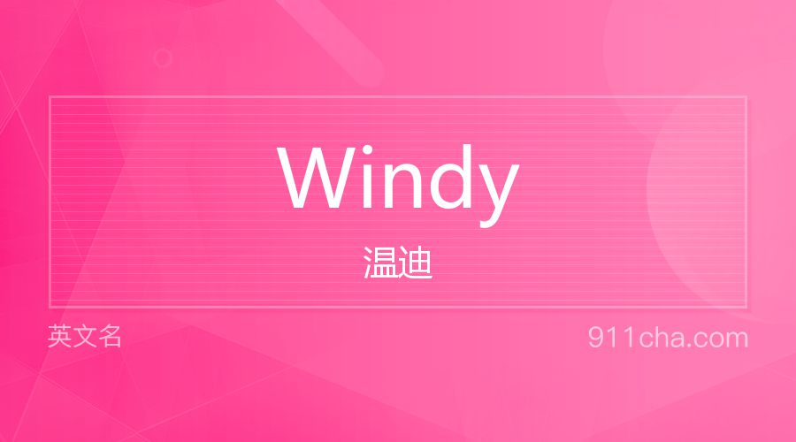 Windy 温迪