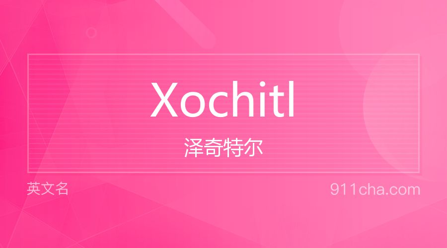 Xochitl 泽奇特尔