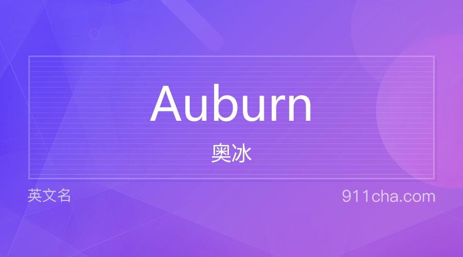 Auburn 奥冰