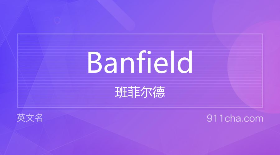 Banfield 班菲尔德