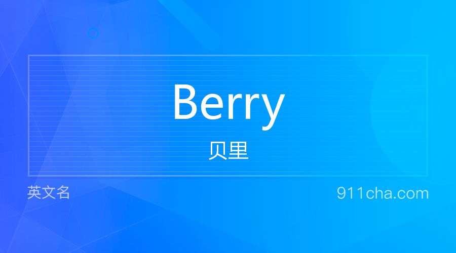 Berry 贝里