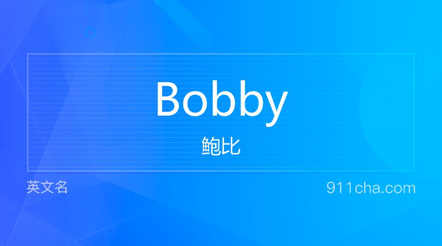 Bobby 鲍比