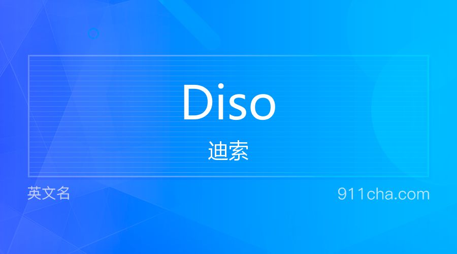 Diso 迪索