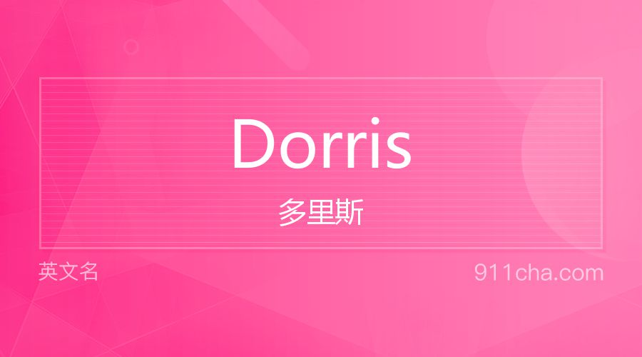 Dorris 多里斯