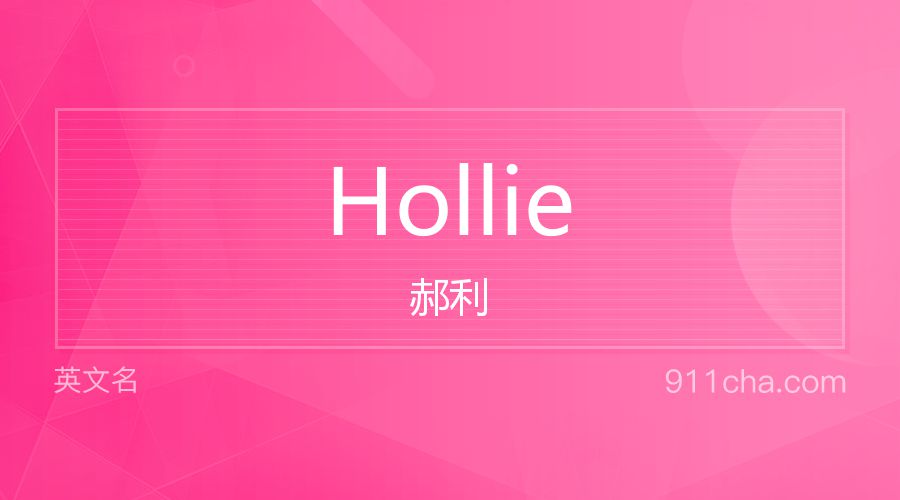 Hollie 郝利