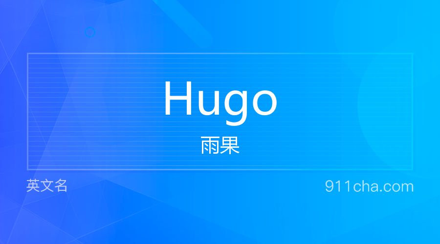 Hugo 雨果