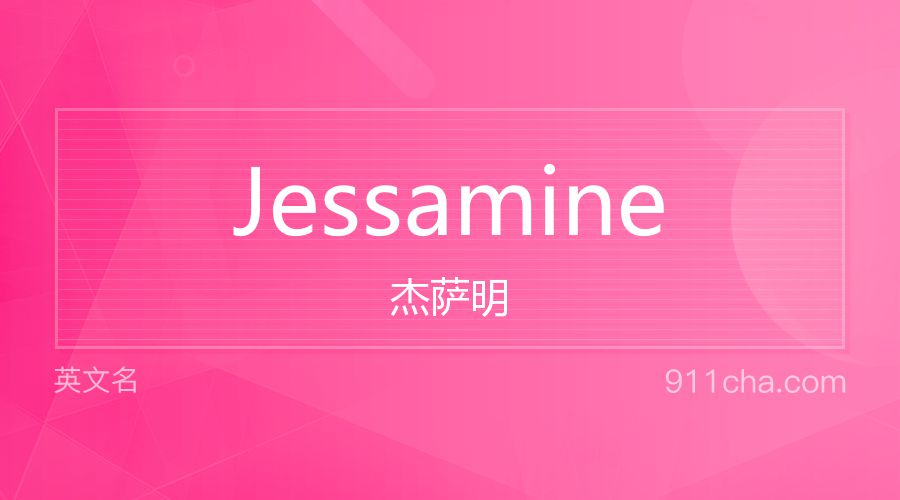 Jessamine 杰萨明