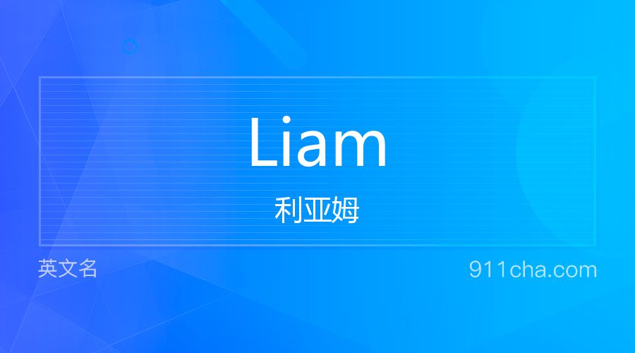 Liam 利亚姆