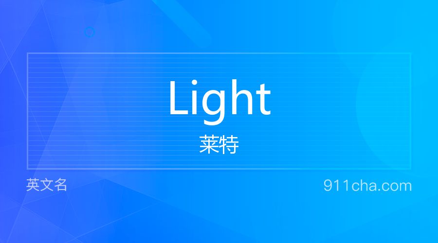 Light 莱特